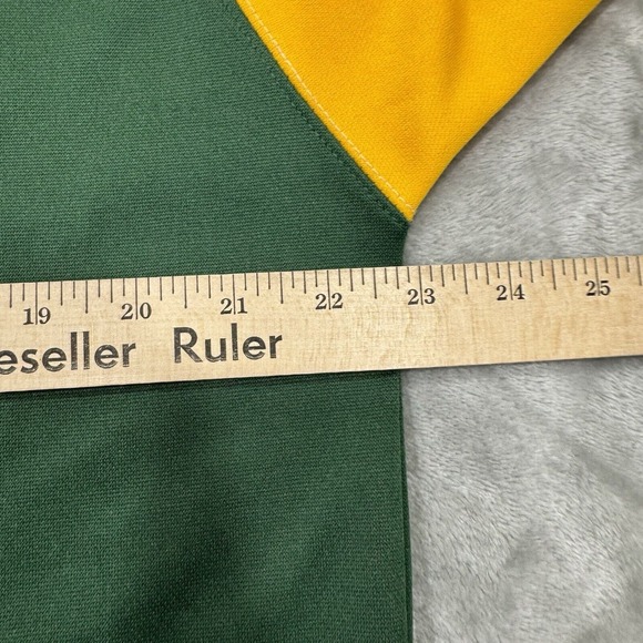Green Bay Packers Shirt Mens Medium Long Sleeve V‎ Neck Jersey Big Time Player - Picture 4 of 8